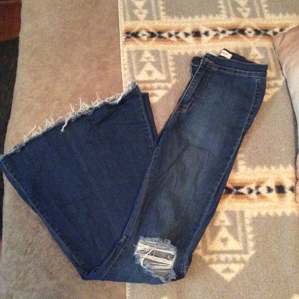 Vibrant MIU Flare Jeans
